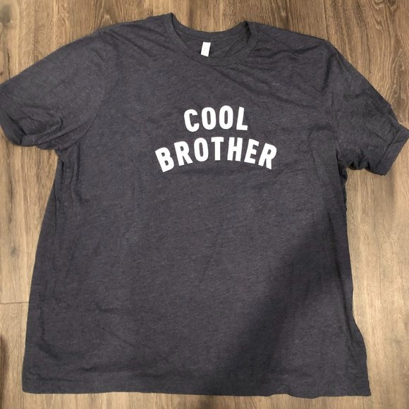 🌟LAST CALL! - Cool Brother T-Shirt (Heather Navy) - Picture 2 of 2
